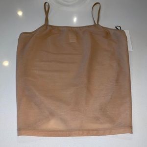 NWT W by Worth Naked Stretch Camisole in Small